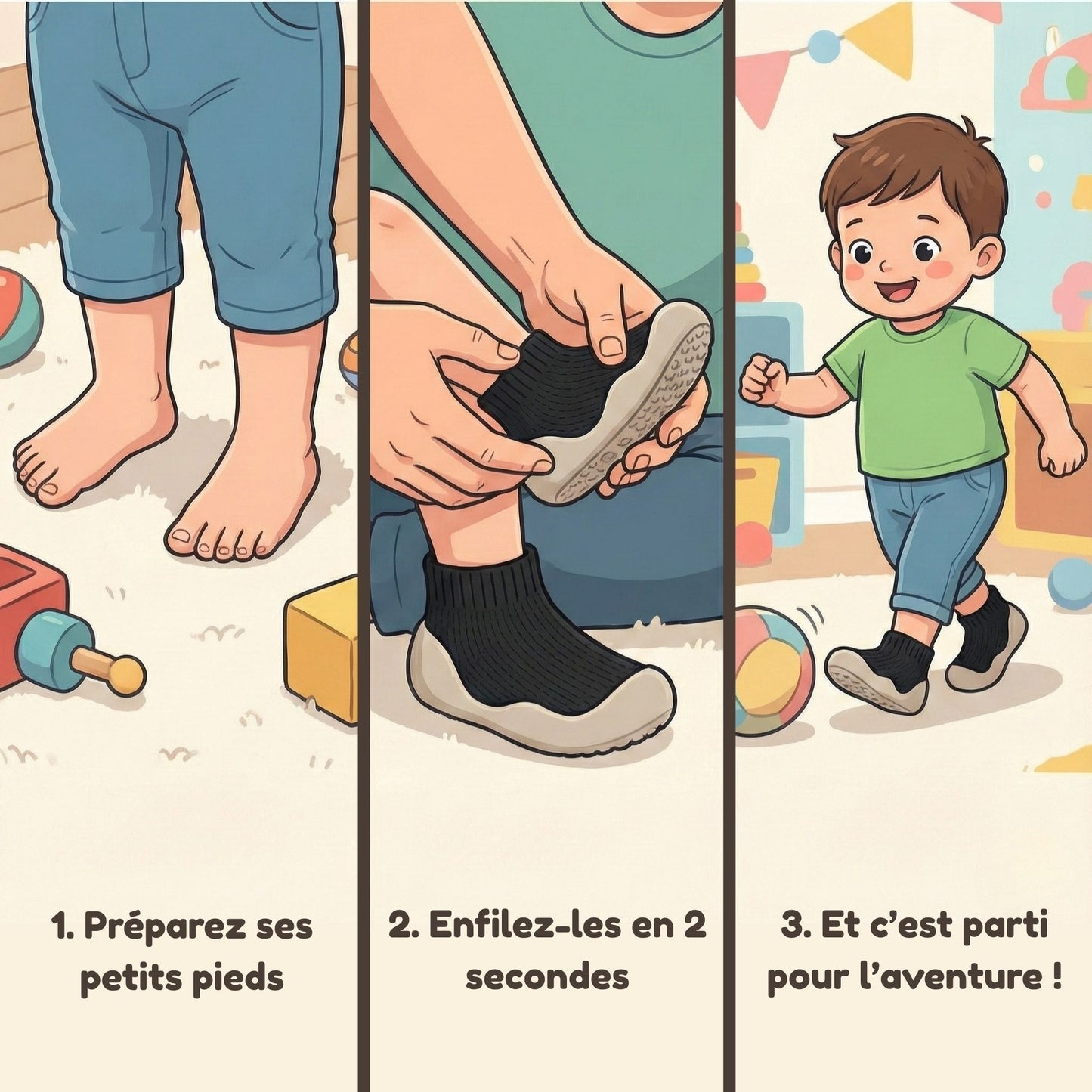 HikoWata™ — Chaussures premières marches pour enfants
